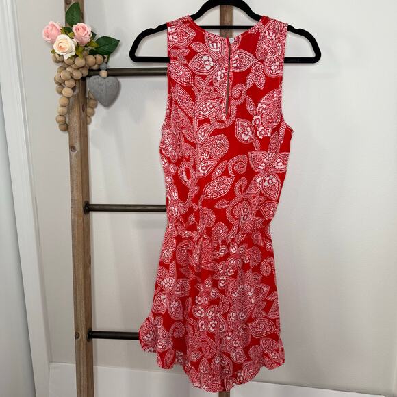 Show Me Your Mumu Riri Aquarius Red Paisley Jumper Size Medium - Picture 5 of 9